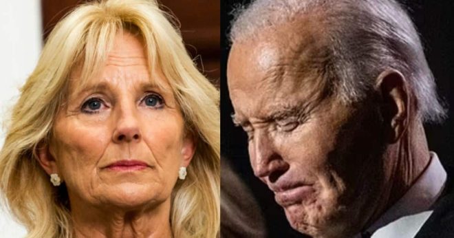 Jill Biden Causes Joe to Burst into Tears in Bizarre Moment As They Prepare to Leave White House