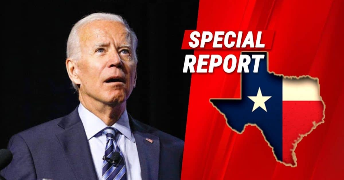 Texas Drops Legal Sledgehammer on Biden - This Is a 