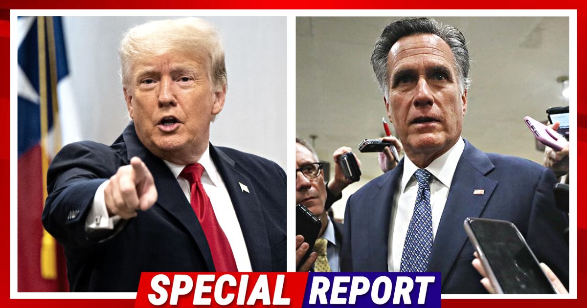 After Romney Says He'll Vote Biden Over Trump - Donald Responds with 1 Brutal Fireball