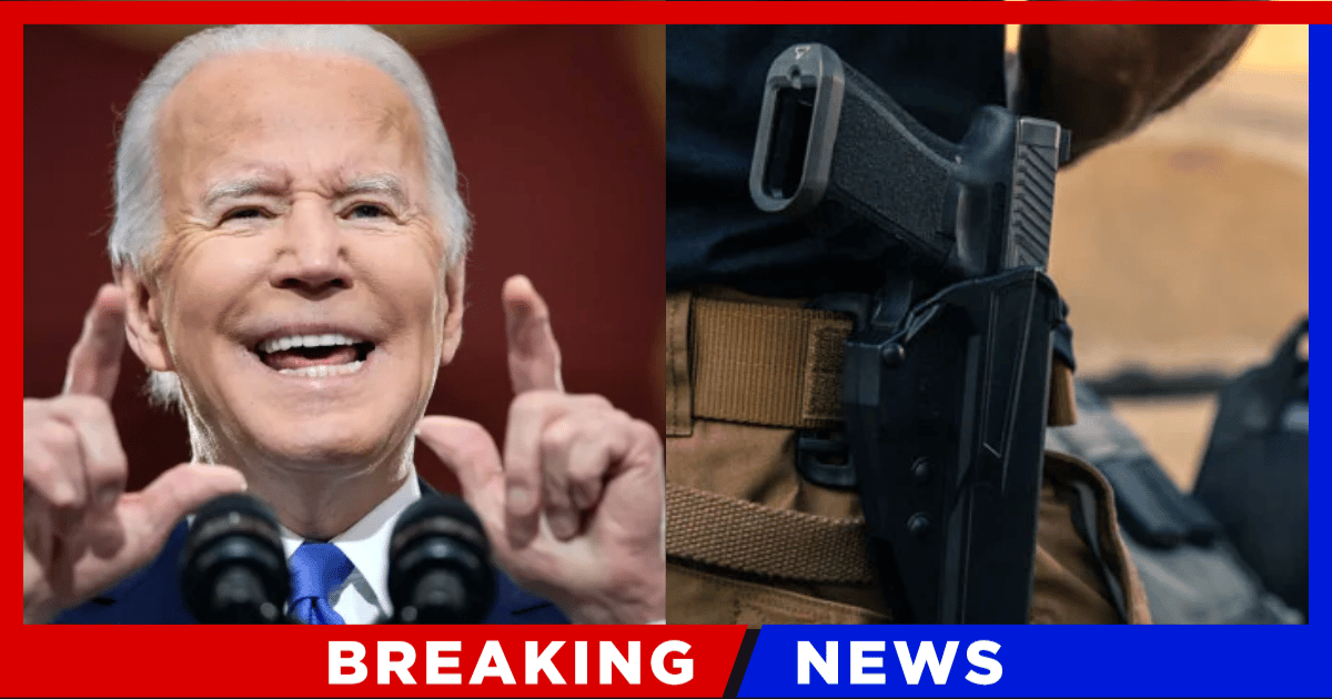 Biden Launches Frontal Attack on 2nd Amendment - The President Can't Be Allowed to Do This