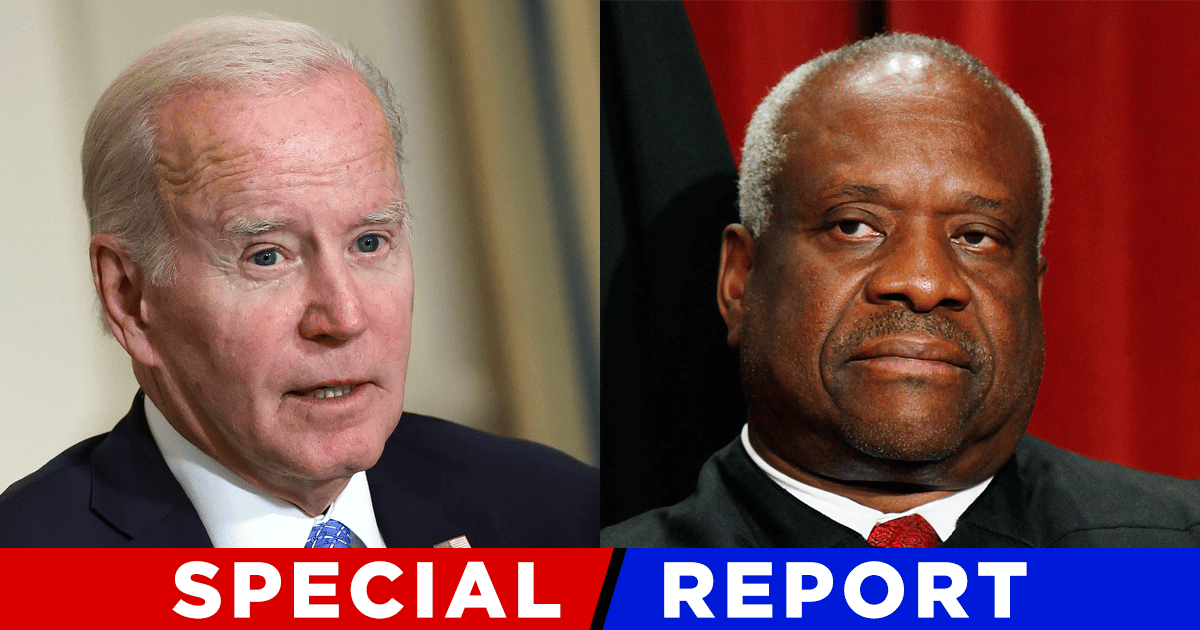 Clarence Thomas Just Went Nuclear - He Gives Biden's DOJ a Deadline They Can't Miss