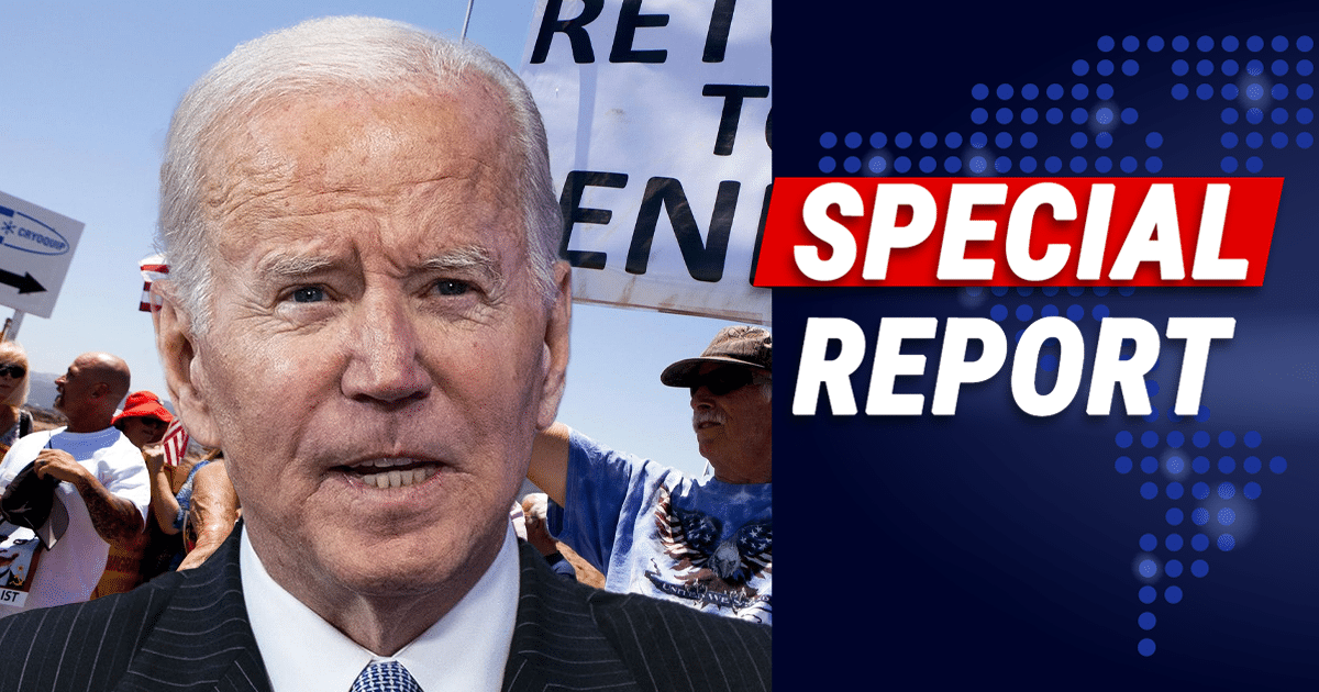 Moments After Biden Arrives at Border - American Patriots Stun Joe With a Powerful Message