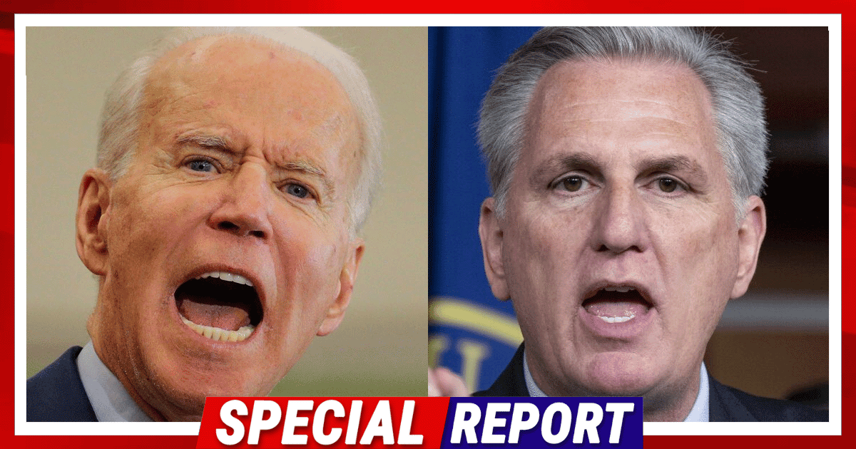 Kevin McCarthy Stuns Biden in 'Day One' Move - Here's the Speaker's First Massive Action in Office