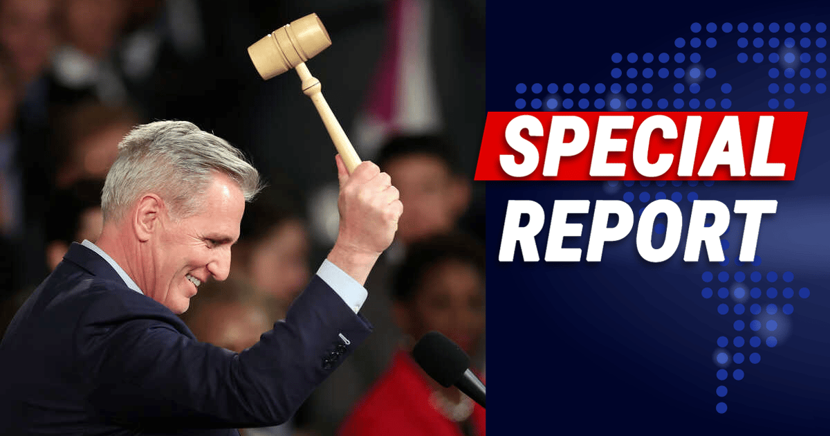 McCarthy Makes Bold Move in D.C. - He's Erasing 1 Critical Part of Spending Bill