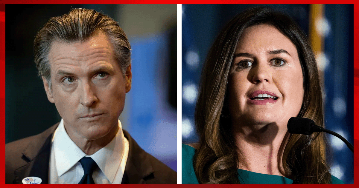 Sarah Huckabee Sanders Schools Newsom - After Unprovoked Attack, She Drops a Sledgehammer on Him