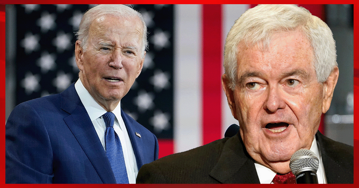 Newt Gingrich Makes Brutal Biden Prediction - Joe's Latest Move Just Annihilated His 2024 Campaign