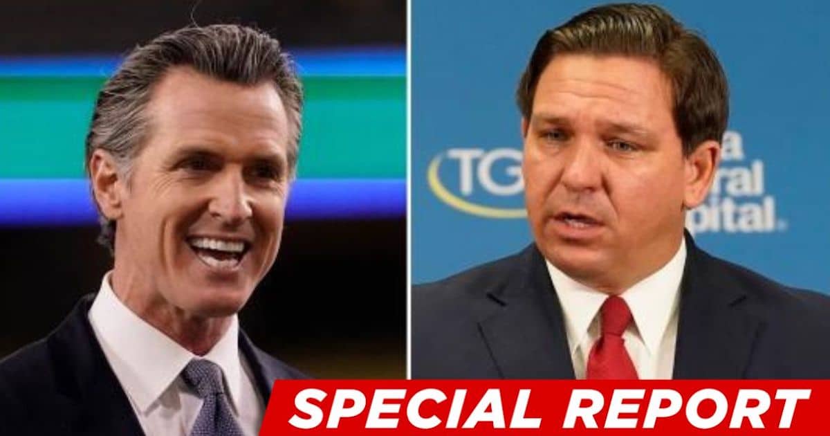 After Newsom Dares DeSantis to Debate - Ron Quickly Sends Back a 3-Word Answer