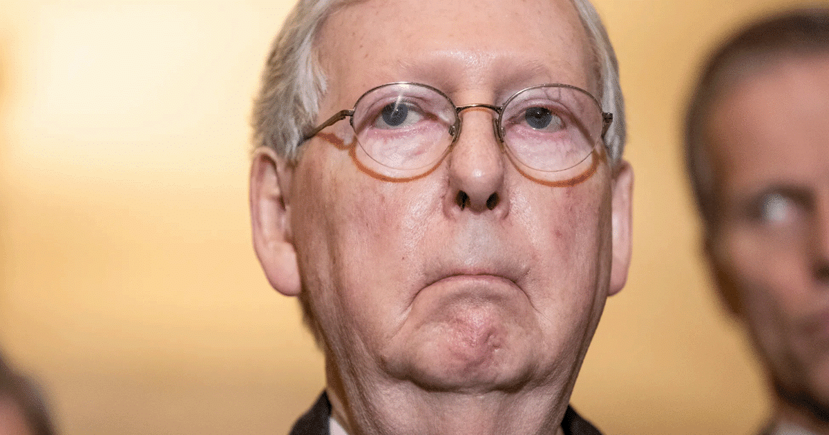 RINO Mitch Betrays GOP Again - McConnell Refuses to Back His Party On 1 Key Issue