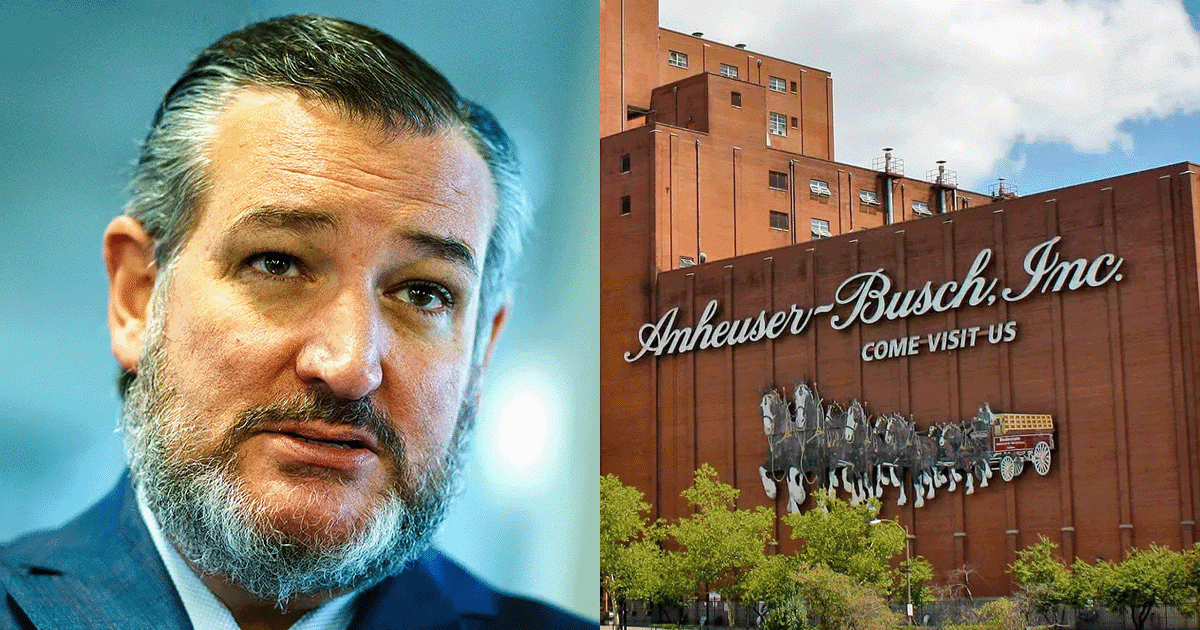 Anheuser-Busch's Problems Get Much Worse - Ted Cruz Unloads Jaw-Dropping Accusation