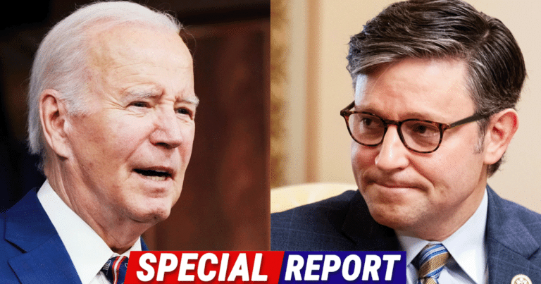 Speaker Johnson Drops Bad News on Biden – Joe Is in Career-Ending Trouble Now