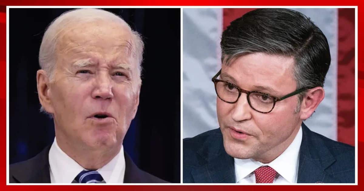 Speaker Johnson Gives Biden 1 Brutal Reply - Here's His Response to Joe's Crazy Demand