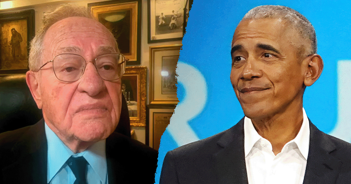 Alan Dershowitz Just Exposed Obama - Makes 1 Disturbing Claim About Former POTUS