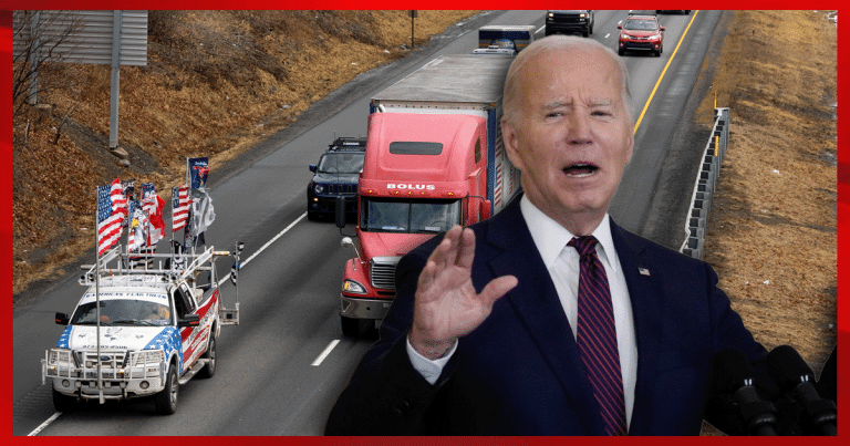 Joe Biden Humiliated by New Trucker Convoy – They Just Made 1 Historic Move