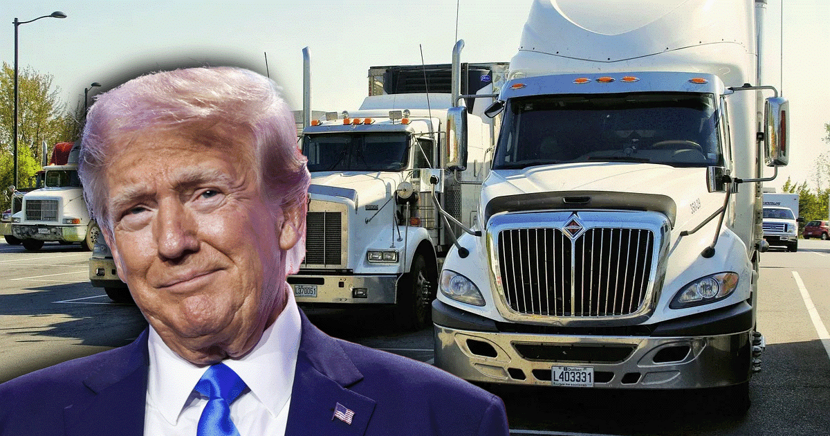 Days After Donald Trump's $350M Ruling - These Truckers Make the Most MAGA Move Ever