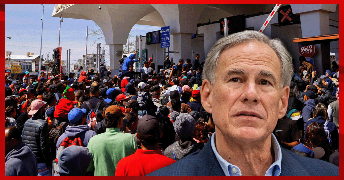 Days After Migrants Storm Texas Border - Gov. Abbott Unloads Brilliant Counter-Attack