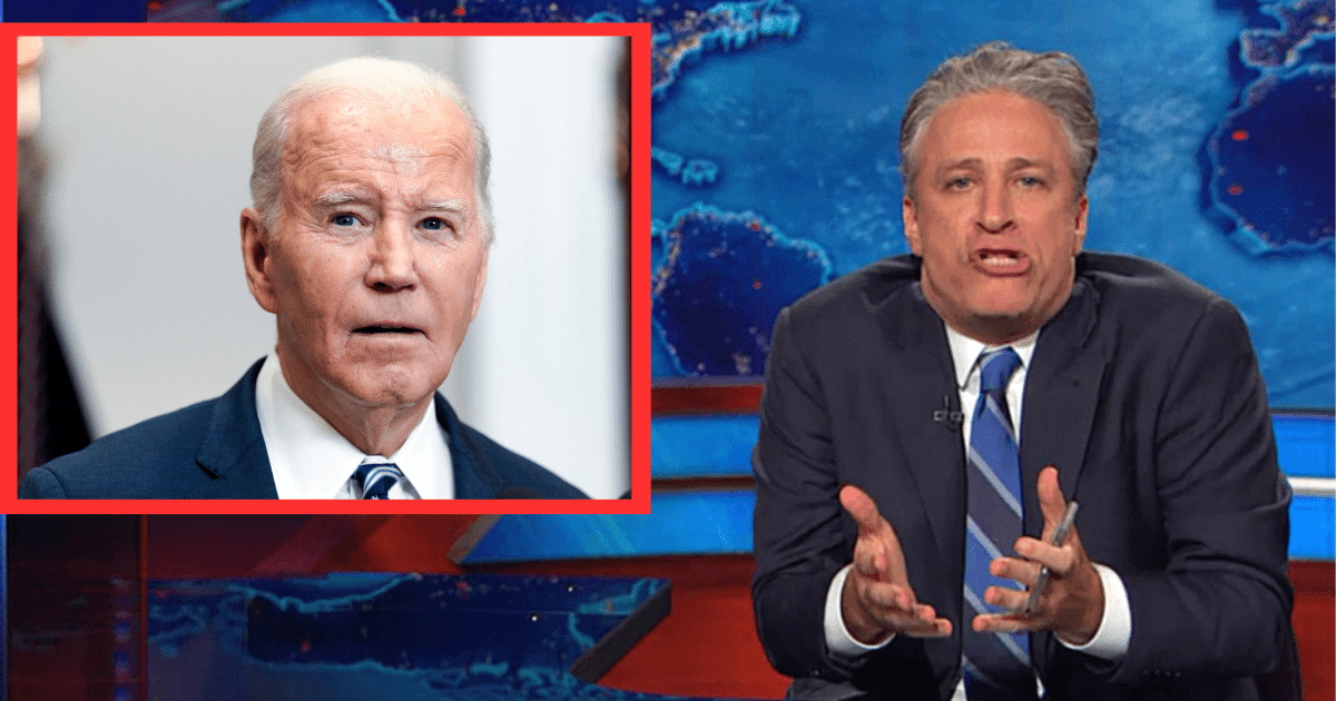 Liberal Jon Stewart Just Betrayed the President - You Won't Believe What He Said Biden Must Do