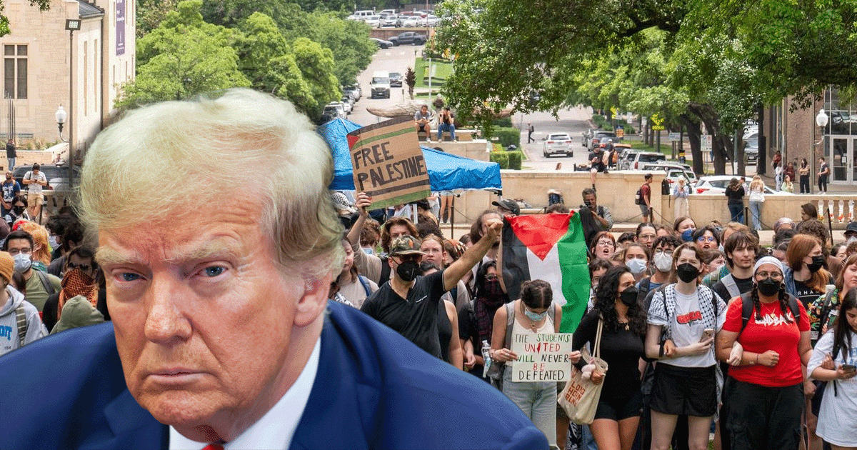 Trump Drops Hammer on Pro-Palestinian Movement - Vows to Bring Genius Justice to Radicals