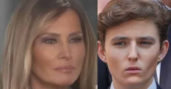 Melania  Breaks Her Silence on Barron Trump - Addresses Stunning Rumor About Him